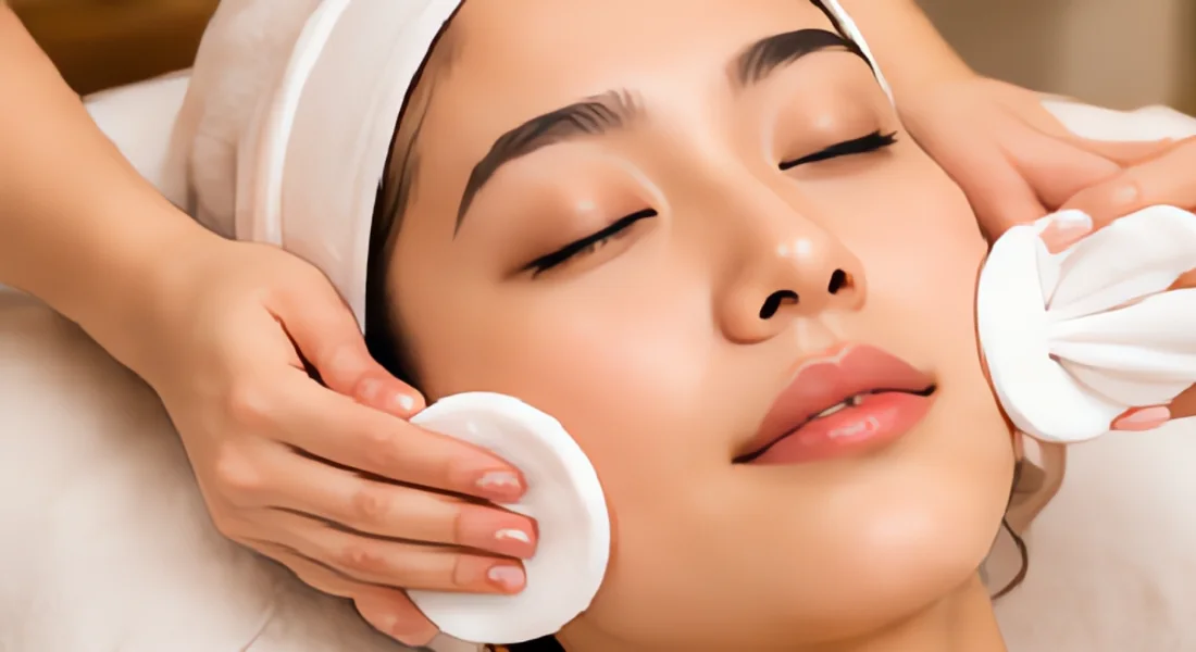 Mặt nạ dưỡng da thiên nhiên đắp cho khách trong buổi chăm sóc